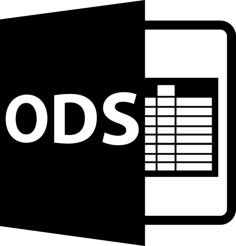 Ods File Format Symbol Outline Svg Vector, Free Vectors File